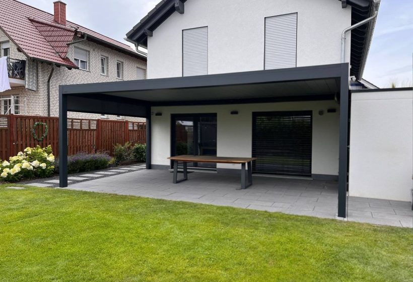 Lamellendach Referenz 32